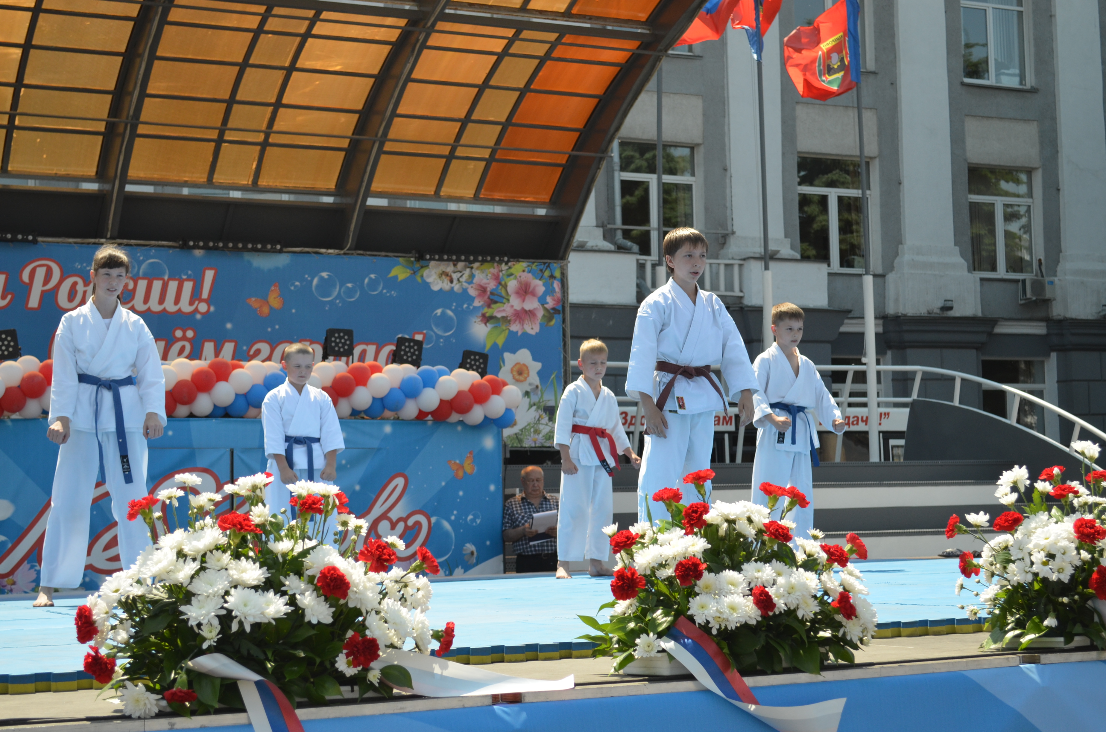 Показательные выступления на День России 2016